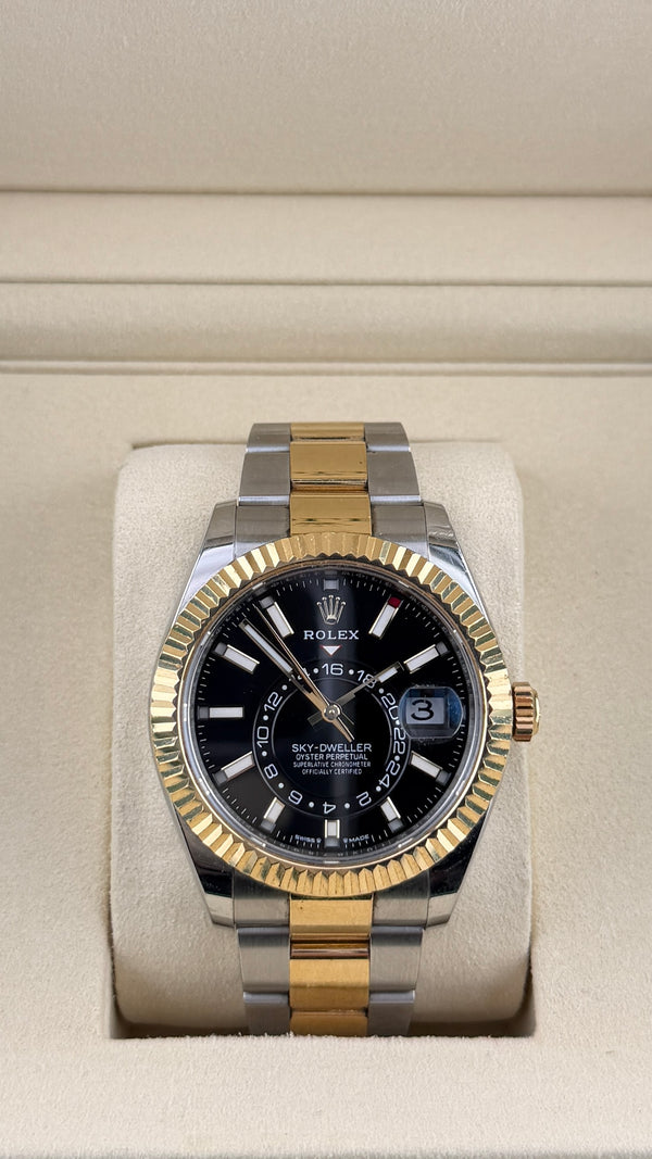 2025 Rolex Sky-Dweller Black Dial 336933 (Watch, Card & Box)