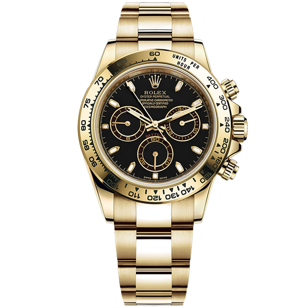 Rolex Daytona Black Yellow Gold 40mm