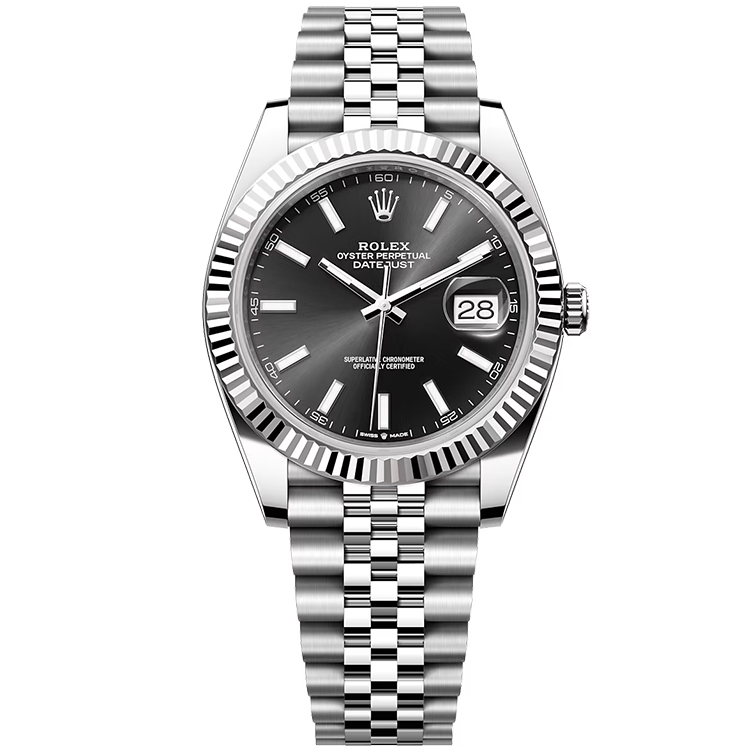 Rolex Datejust Black Steel 41mm - Image 1