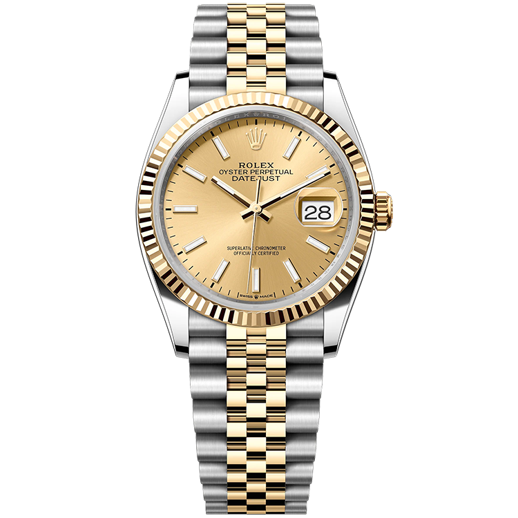 Rolex Datejust Champagne Two-Tone 36mm - Image 1