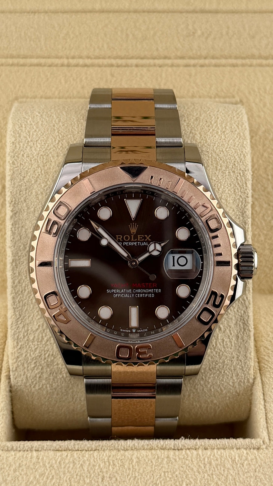 2024 RLX Yacht-Master Chocolate Dial 126621 (Watch,Card,WT & Box) - Image 1