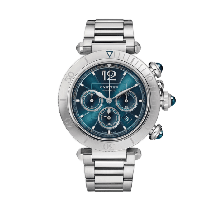 Cartier Pasha Blue Steel 41mm - Image 1