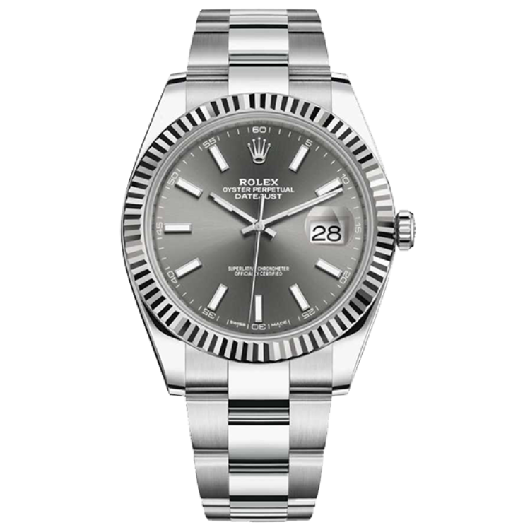 Rolex Datejust Grey Steel 41mm - Image 1