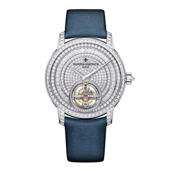 Vacheron Constantin Traditionnelle Tourbillon Diamond Pave Satin 39mm