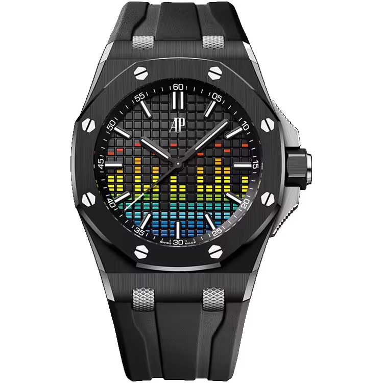 Audemars Piguet Royal Oak Offshore Black Dial Music Edition Ceramic Rubber Strap 43mm - Limited 200 - Image 1