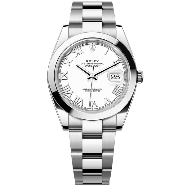 Rolex Datejust White Steel 41mm