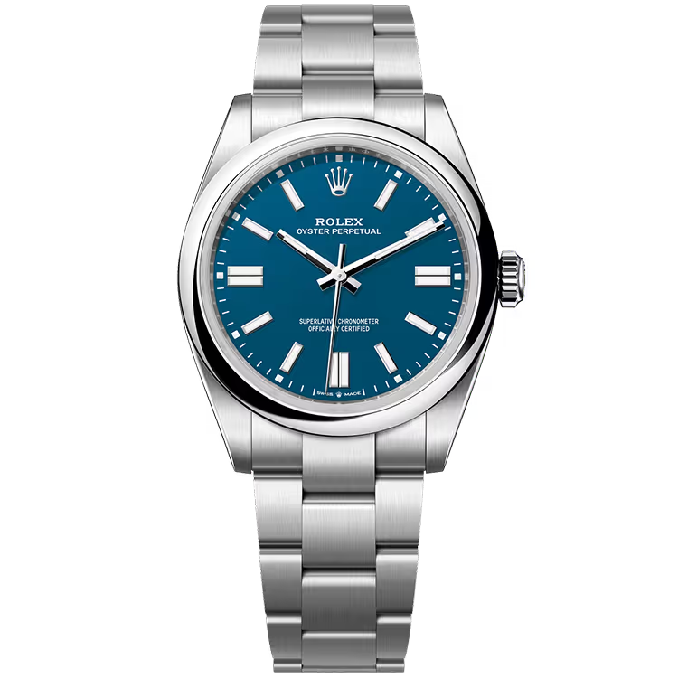 Rolex Oyster Perpetual 41 Blue Dial Stainless Steel Oyster Bracelet 41mm - Image 1