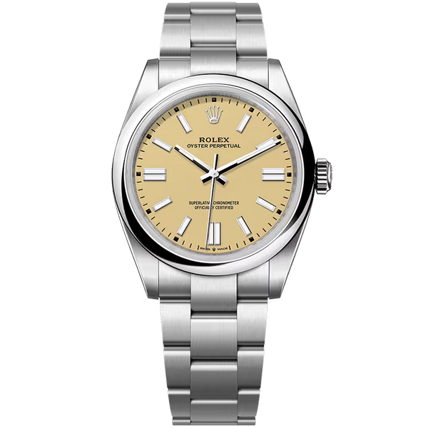 Rolex Oyster Perpetual 41 Champagne Dial Stainless Steel Oyster Bracelet 41mm