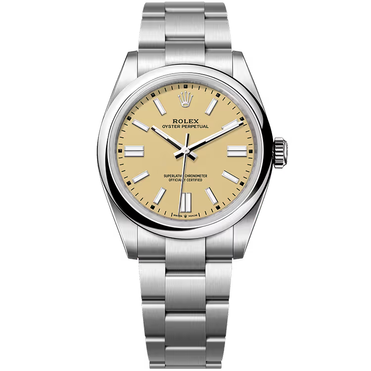 Rolex Oyster Perpetual 41 Champagne Dial Stainless Steel Oyster Bracelet 41mm - Image 1