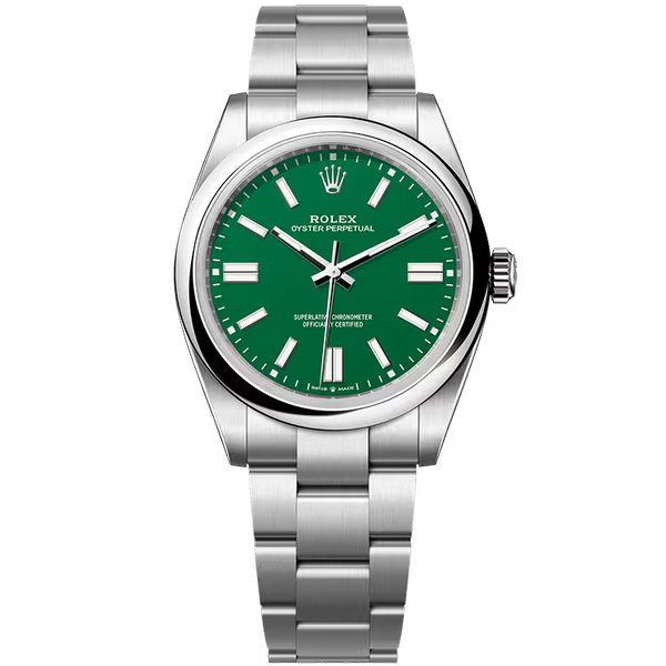 Rolex Oyster Perpetual 41 Green Dial Stainless Steel Oyster Bracelet 41mm