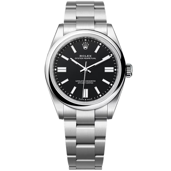 Rolex Oyster Perpetual 41 Black Dial Stainless Steel Oyster Bracelet 41mm