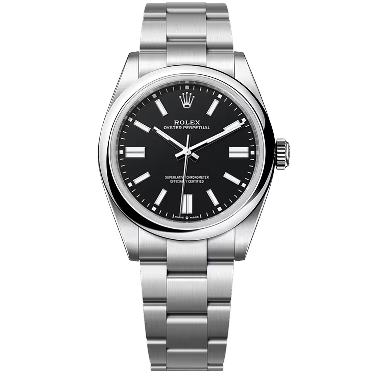 Rolex Oyster Perpetual 41 Black Dial Stainless Steel Oyster Bracelet 41mm - Image 1