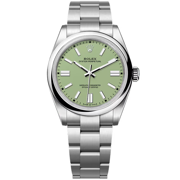 Rolex Oyster Perpetual 41 Pistachio Dial Stainless Steel Oyster Bracelet 41mm