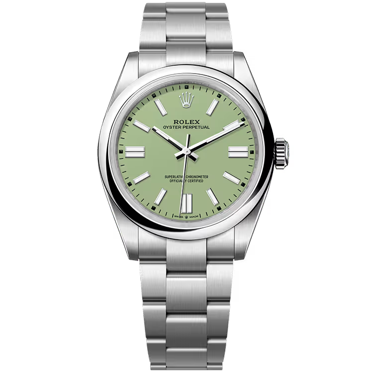 Rolex Oyster Perpetual 41 Pistachio Dial Stainless Steel Oyster Bracelet 41mm - Image 1