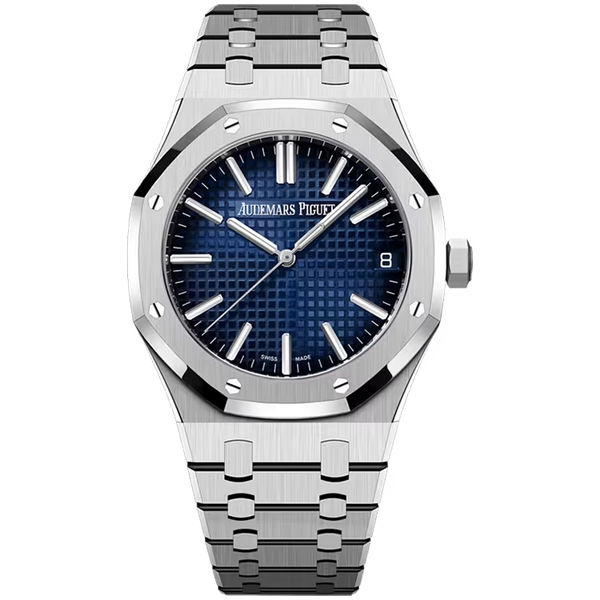 Audemars Piguet Royal Oak Blue Dial White Gold 41mm