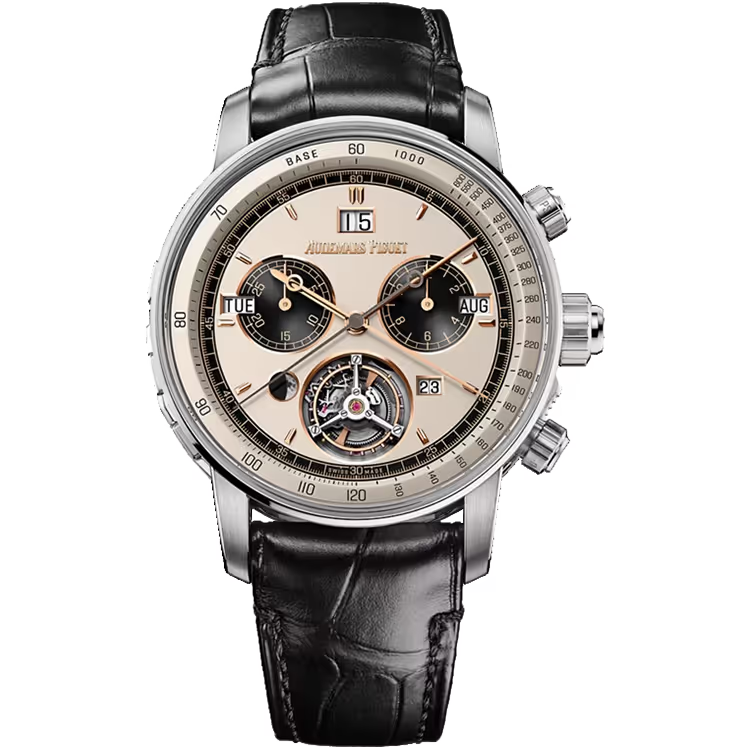 Audemars Piguet Code 11.59 Champagne Dial Ultra Complication White Gold Leather Strap 41mm - Image 1