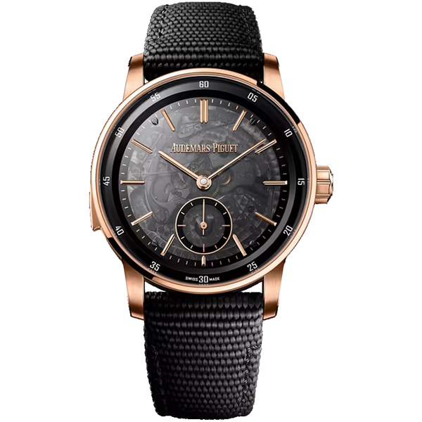 Audemars Piguet Code 11.59 Skeleton Dial Minute Repeater Black Ceramic Rubber Strap 41mm