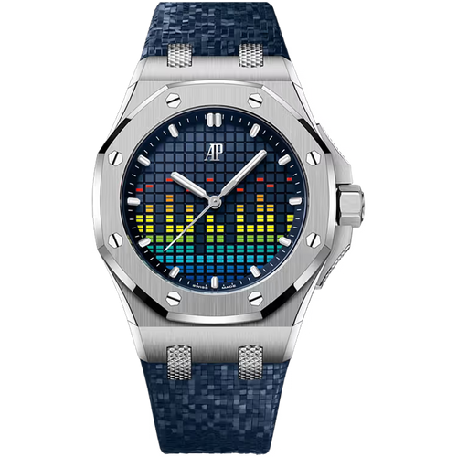 Audemars Piguet Royal Oak Offshore Blue Dial Music Edition Titanium Mosaic Rubber Strap 37mm - Limited 250