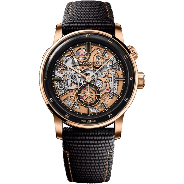 Audemars Piguet Code 11.59 Skeleton Dial Minute Repeater Black Ceramic Rubber Strap 41mm - Image 1