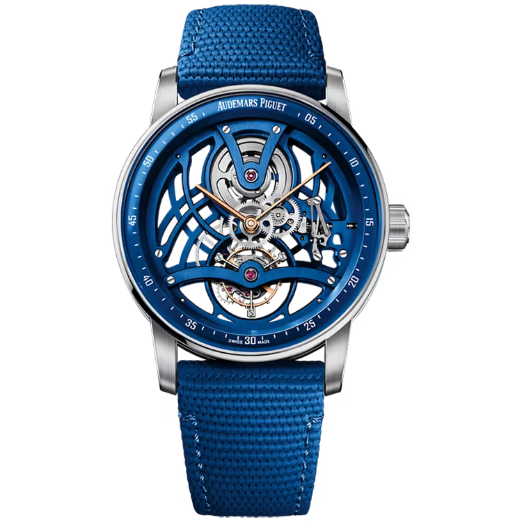 Audemars Piguet Code 11.59 Skeleton Dial Tourbillon Blue Ceramic Rubber Strap 41mm - Limited 50 - Image 1