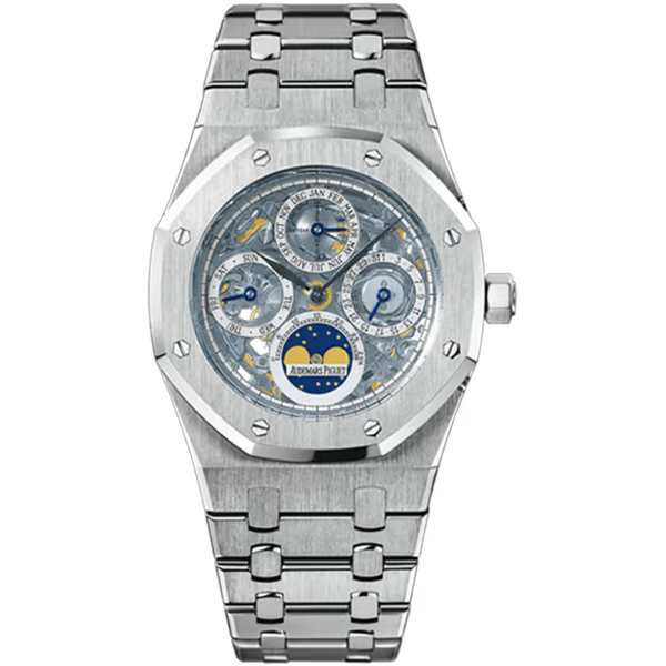 Audemars Piguet Royal Oak Skeleton Dial Perpetual Calendar Stainless Steel 39mm