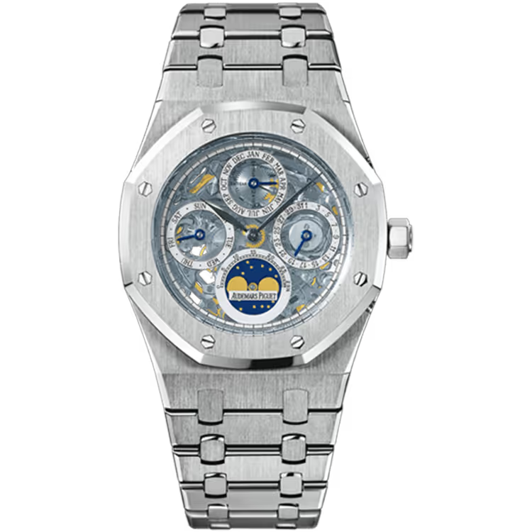 Audemars Piguet Royal Oak Skeleton Dial Perpetual Calendar Stainless Steel 39mm - Image 1
