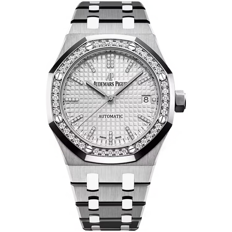 Audemars Piguet Royal Oak Grey Diamond Dial Queen Elizabeth II Cup 2017 Titanium Diamond Bezel 37mm - Limited 200 - Image 1