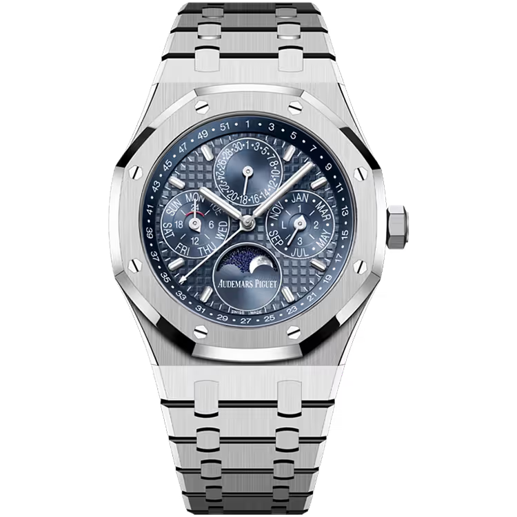 Audemars Piguet Royal Oak Blue Dial Perpetual Calendar Stainless Steel 41mm - Image 1