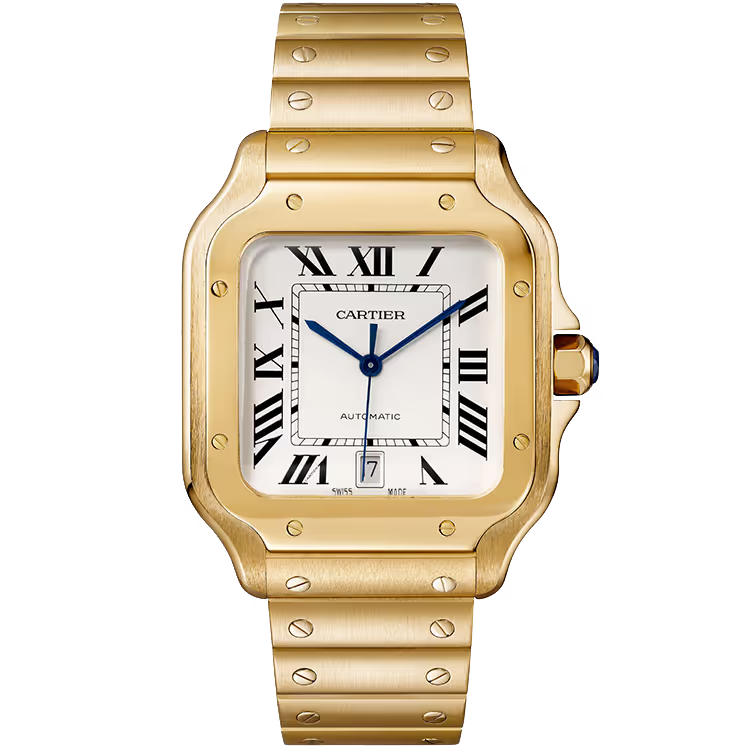 Cartier Santos White Dial Large Model Yellow Gold 40mm - Image 1