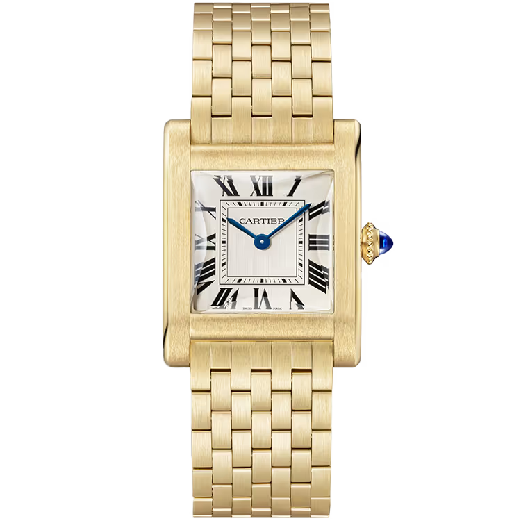 Cartier Tank White Dial Normale Yellow Gold 33mm - Image 1