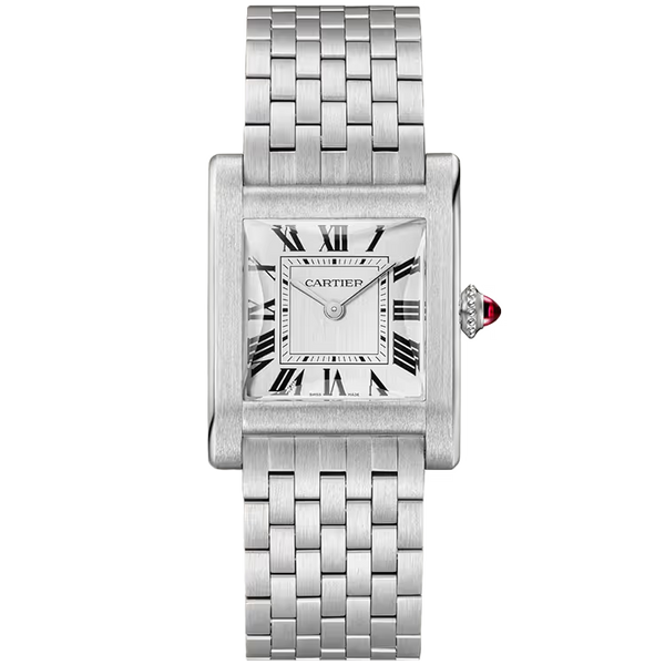 Cartier Tank White Dial Normale Platinum 33mm - Limited 100