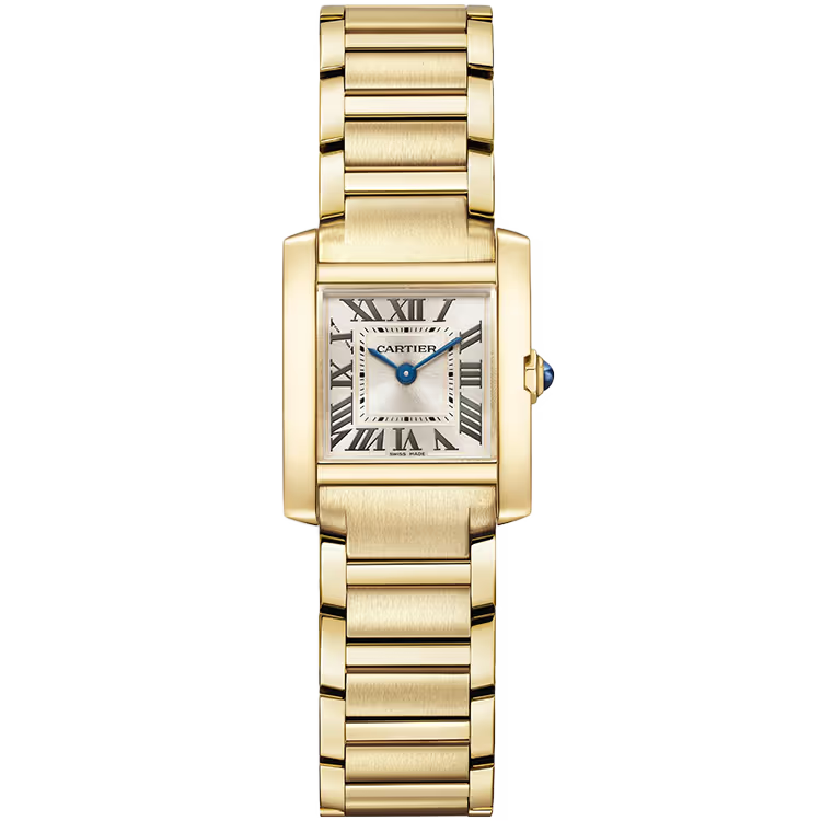 Cartier Tank Champagne Dial Francaise Small Model Yellow Gold 26mm - Image 1