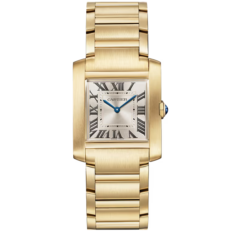 Cartier Tank Champagne Dial Francaise Medium Model Yellow Gold 32mm - Image 1