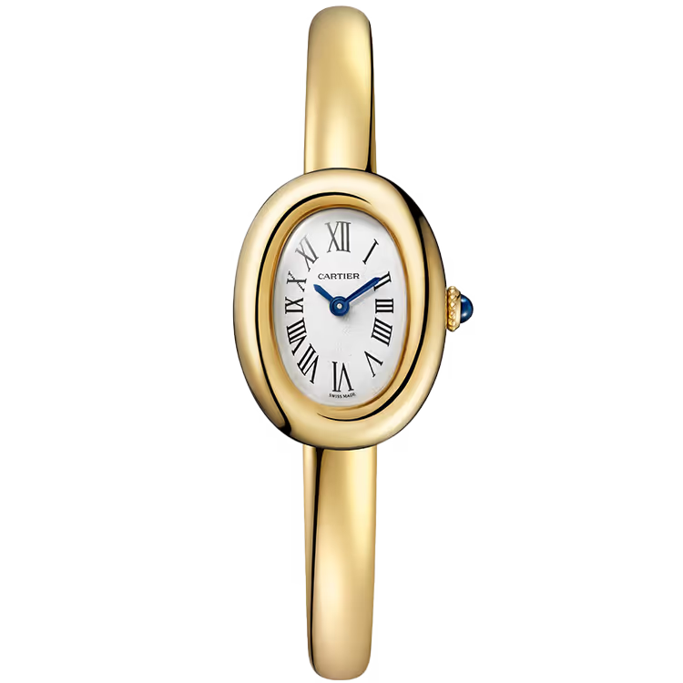 Cartier Baignoire White Dial Mini Model Size 15 Yellow Gold 25mm - Image 1