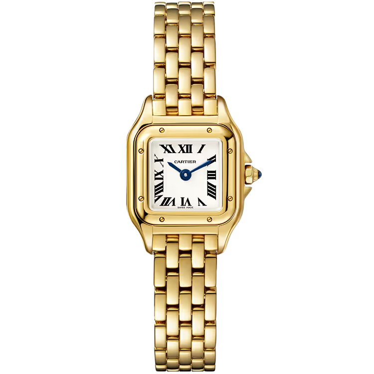 Cartier Panthere White Dial Mini Model Yellow Gold 25mm - Image 1