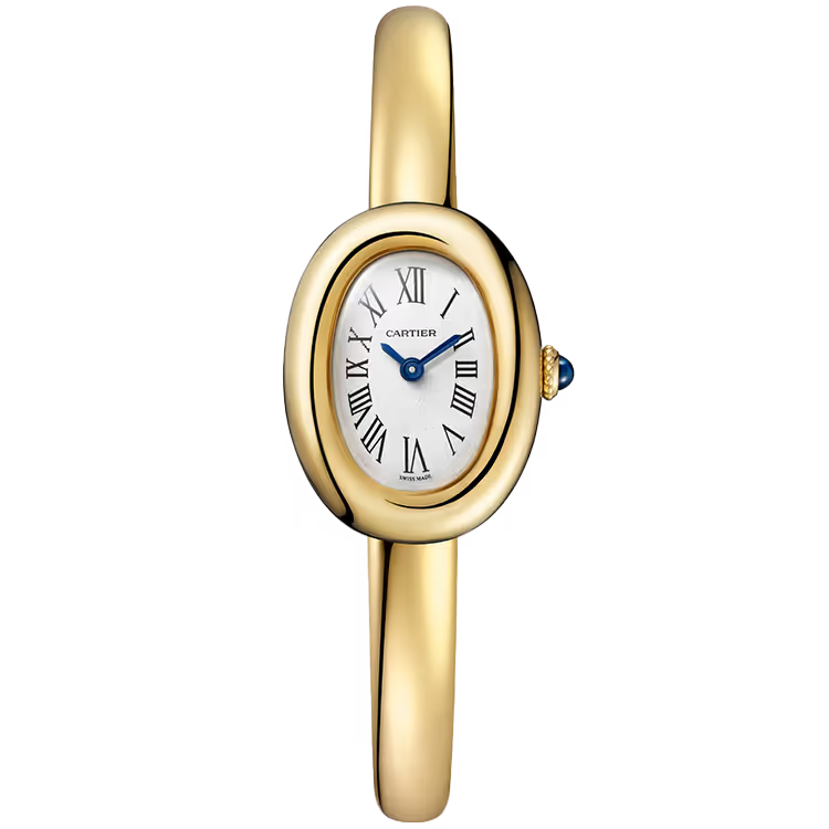 Cartier Baignoire White Dial Mini Model Size 17 Yellow Gold 25mm - Image 1