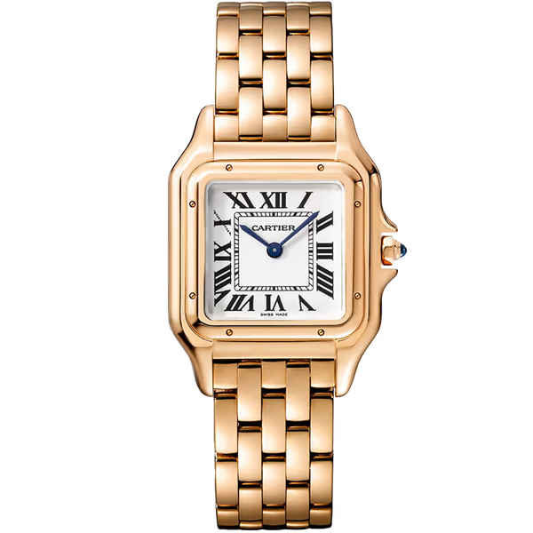 Cartier Panthere White Dial Medium Model Rose Gold 29mm