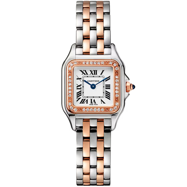 Cartier Panthere White Dial Small Model Steel & Rose Gold 22mm