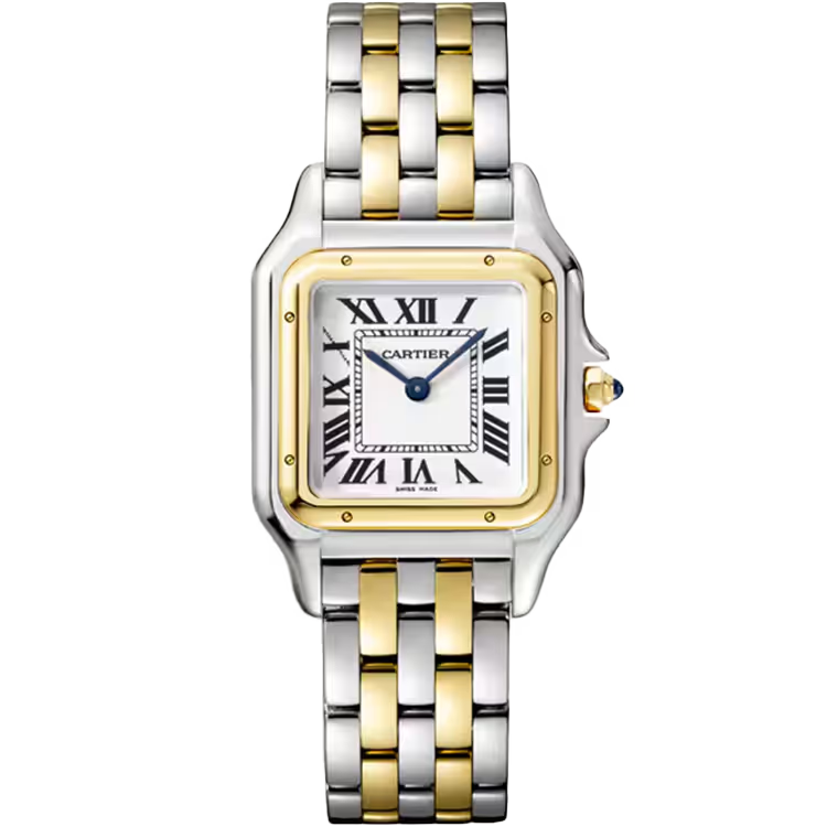 Cartier Panthere White Dial Medium Model Steel & Yellow Gold 29mm - Image 1