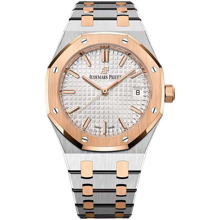 Audemars Piguet Royal Oak Silver Dial Steel & Rose Gold 34mm - Image 1