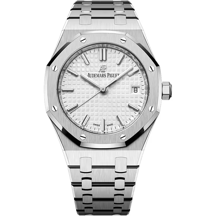 Audemars Piguet Royal Oak White Dial Stainless Steel 34mm - Image 1