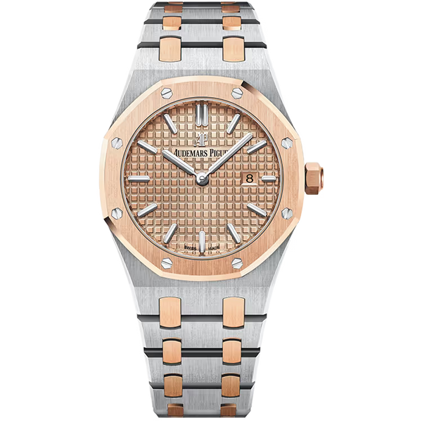 Audemars Piguet Royal Oak Rose Dial Quartz Steel & Rose Gold 33mm