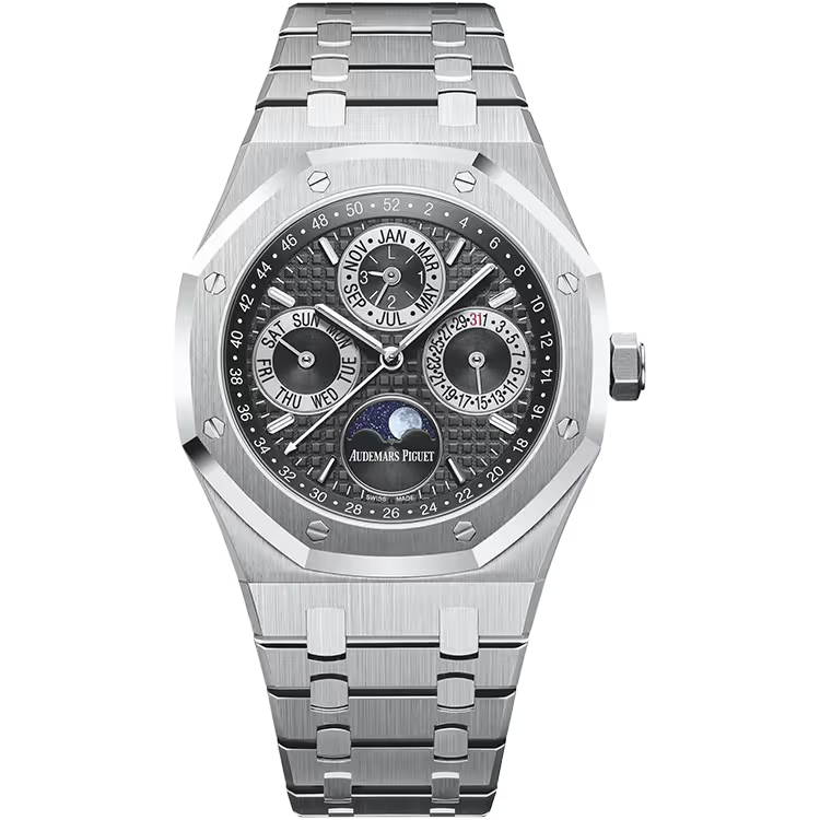 Audemars Piguet Royal Oak Black Dial Perpetual Calendar Platinum 41mm - Limted 20 - Image 1