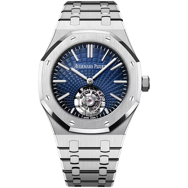 Audemars Piguet Royal Oak Blue Dial Tourbillon Extra-Thin Stainless Steel 41mm