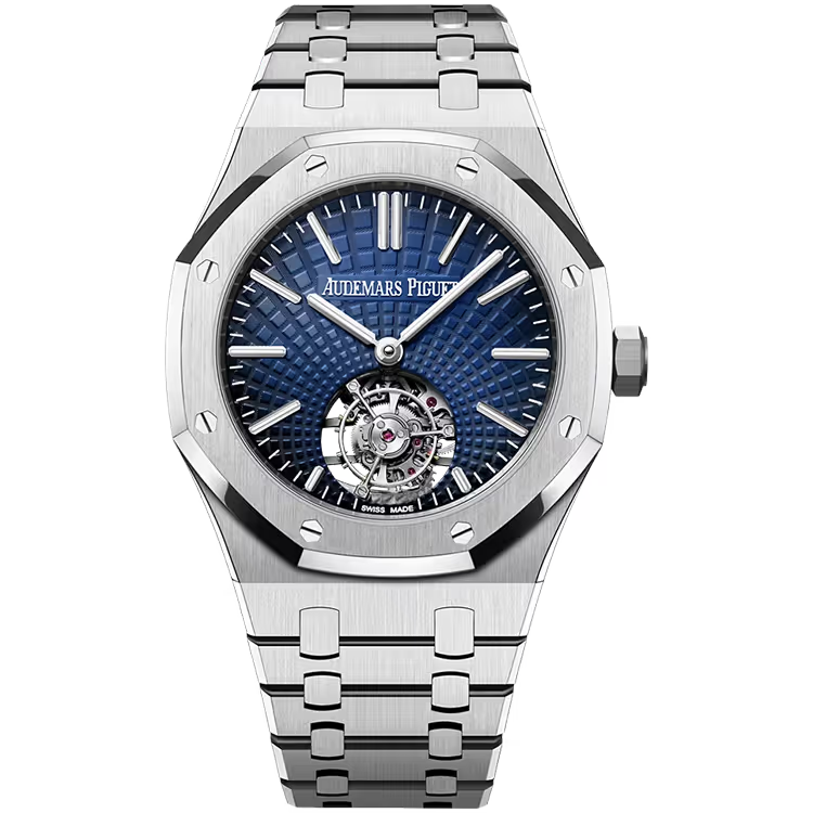 Audemars Piguet Royal Oak Blue Dial Tourbillon Extra-Thin Stainless Steel 41mm - Image 1