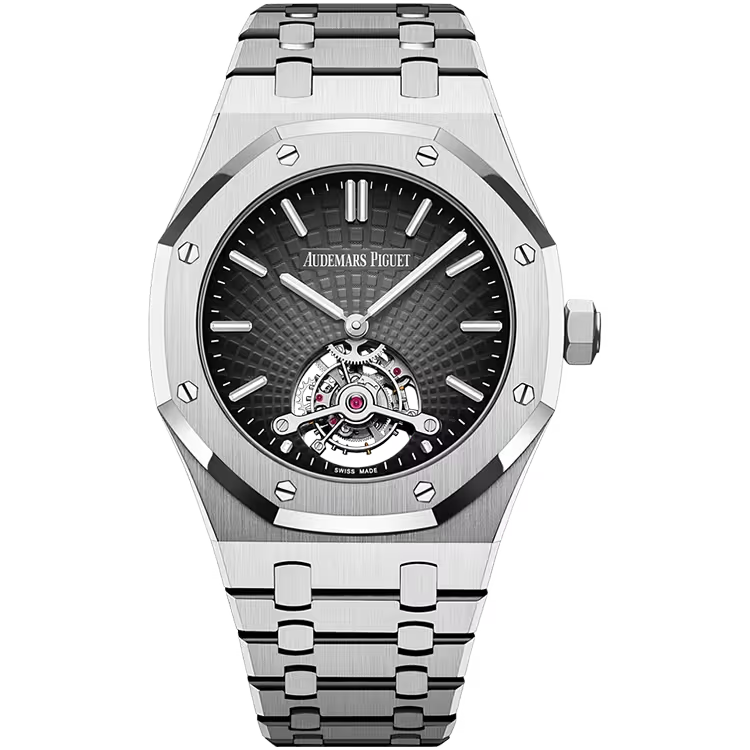 Audemars Piguet Royal Oak Black Dial Tourbillon Extra-Thin White Gold 41mm - Limited 20 - Image 1