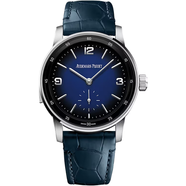 Audemars Piguet 11.59 Blue Ombre Dial Minute Repeater Supersonnerie Leather Strap 41mm