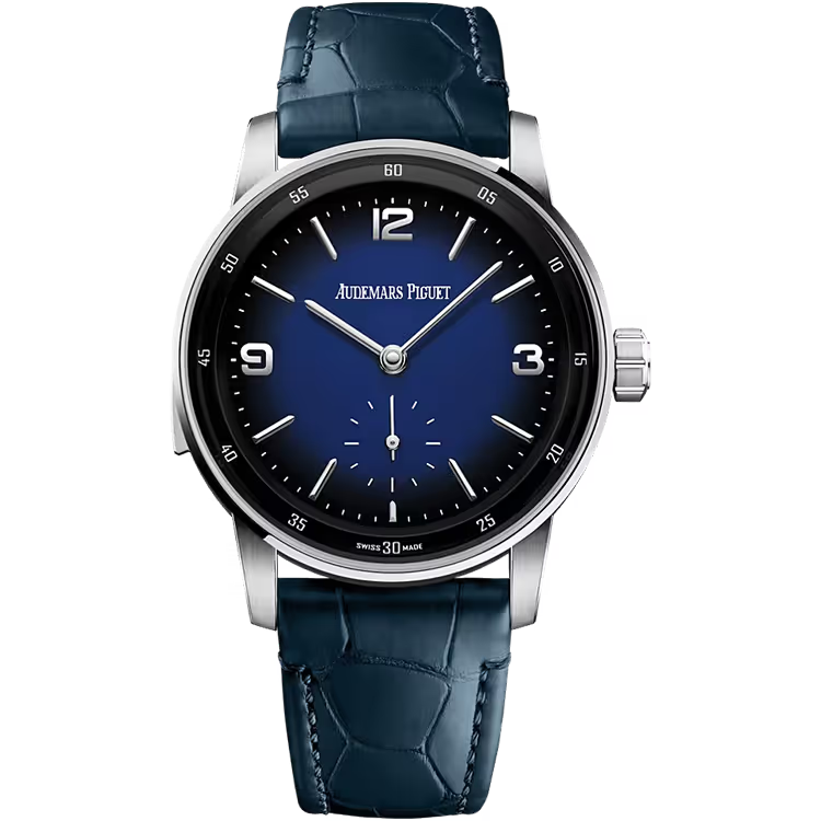 Audemars Piguet 11.59 Blue Ombre Dial Minute Repeater Supersonnerie Leather Strap 41mm - Image 1
