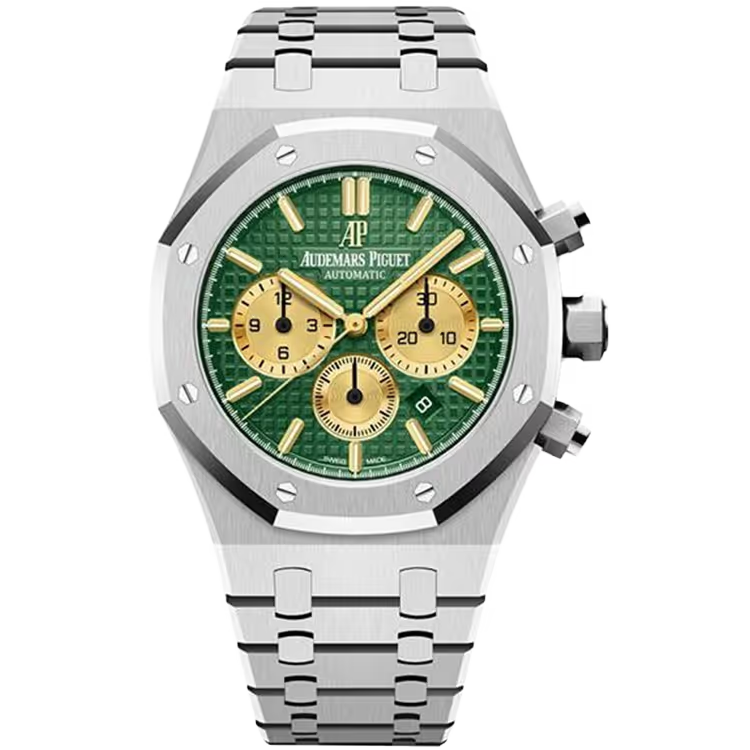 Audemars Piguet Royal Oak Green Dial Chronograph Platinum 41mm - Limited 20 - Image 1