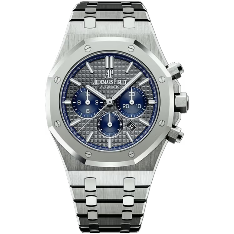 Audemars Piguet Royal Oak Grey Dial Chronograph Titanium Platinum Bezel 41mm - Limited 500 - Image 1